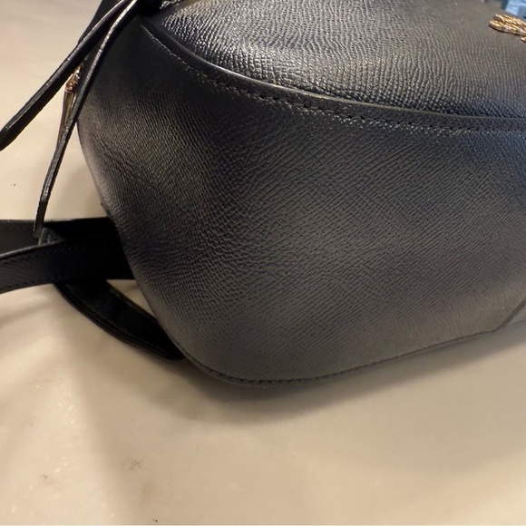 COACH Jordan Navy Blue Leather Backpack  Gold Hardware F76624 NWOT main image 15